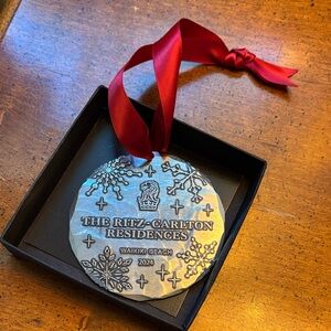 Silver Holiday Ornament